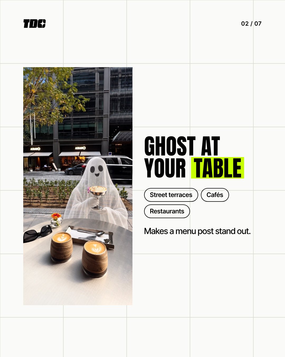 Ghost at Your Table — Halloween video example poster
